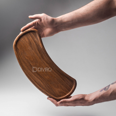 Доска для подачи мяса и стейков из дуба, 34×16 см от мастерской DIVIRO